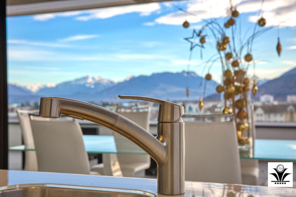 Panoramique 180 Lac Et Montagne Et Nid Secret Spa Romantique Annecy Exteriör bild